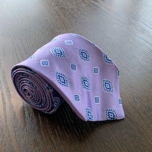 Beautiful Purple Tom James All Silk Tie